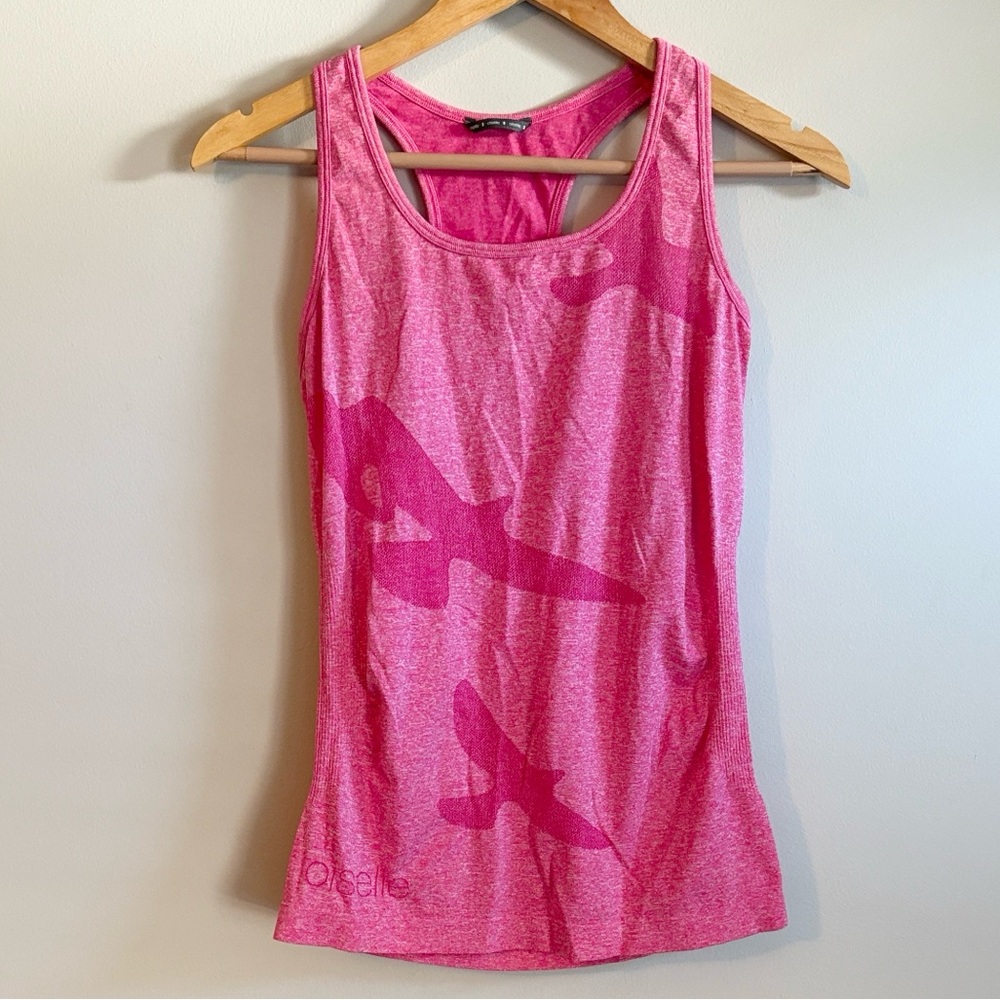 Oiselle Vibrant Pink Workout Tank Top